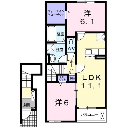 間取り図 グランテリア瀬戸I　Ａ
