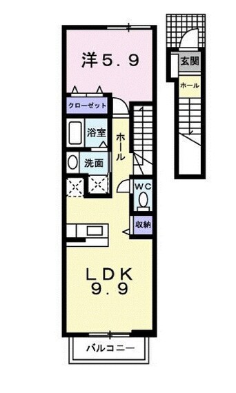 間取図 キュービックII