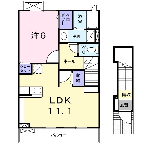 間取り図 サンシャインビレッジアゼリアＣ