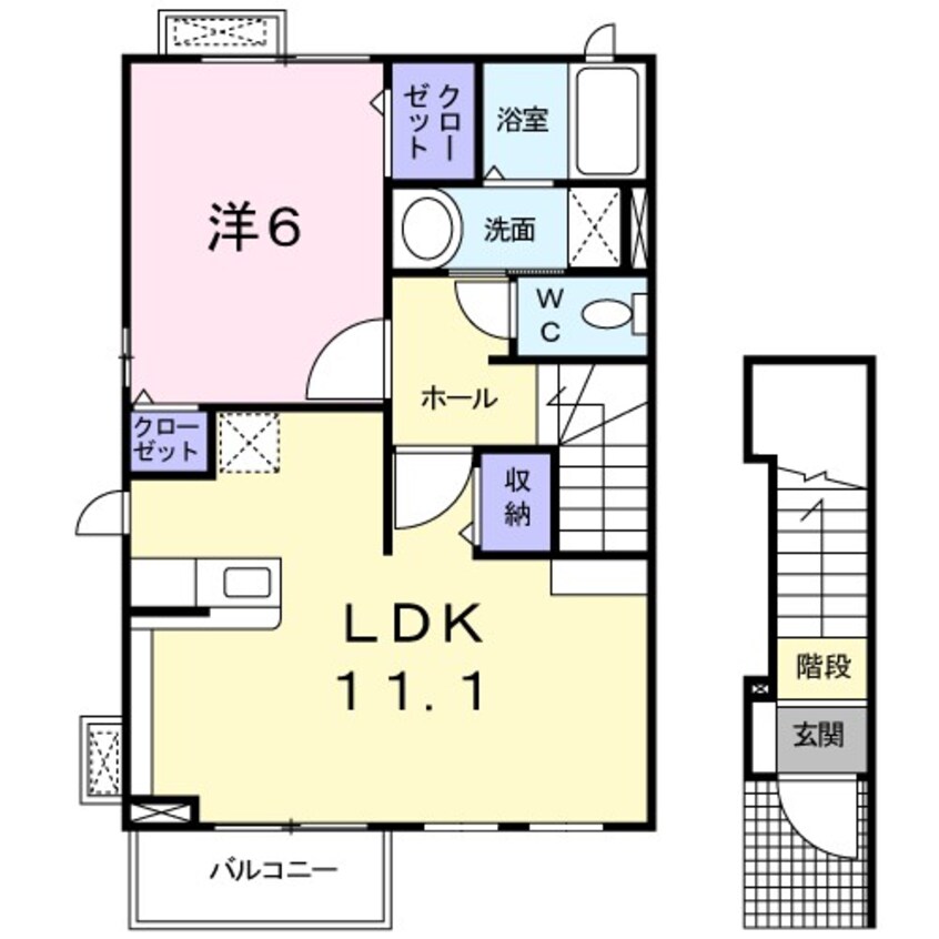 間取図 プロムナード