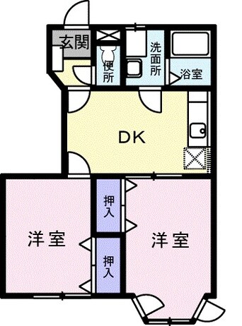 間取図 ケンコーポラス