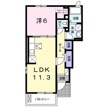 間取図 シオンIIＢ