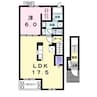 シエル　コリーヌ　II 1LDKの間取り