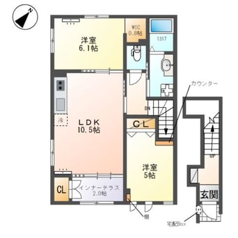 間取図 クレシア　-Crecia-