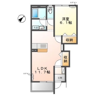 間取図 サンマルサン　Ａ