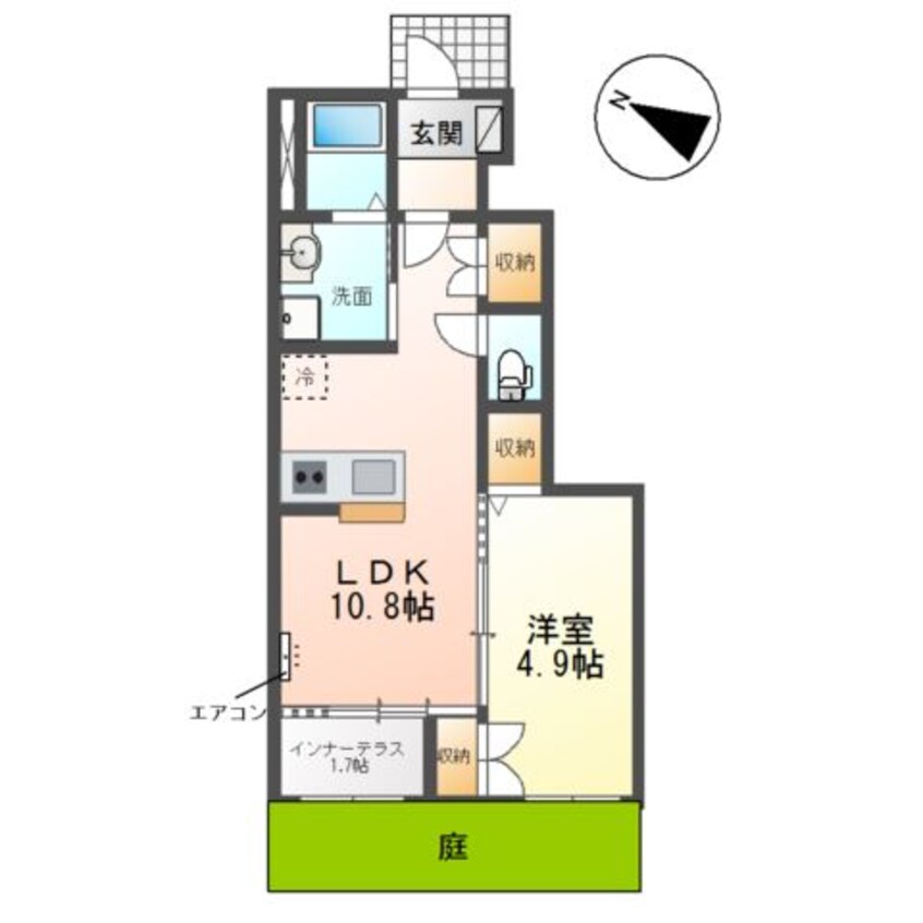 間取図 ブルー　スカイ（BLUE SKY）