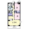 ハーモニー 2LDKの間取り