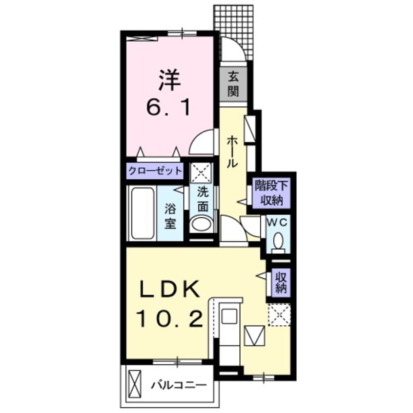 間取図 プロムナードＢ