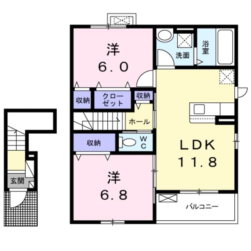 間取図 サンストーンIII