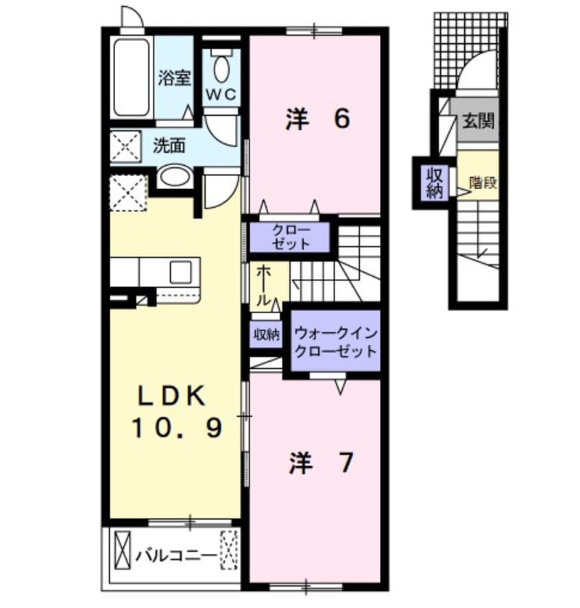 間取図 ポラールＢ