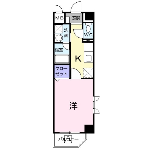 間取り図 Ｋ・ブローテ・柏の葉Ａ