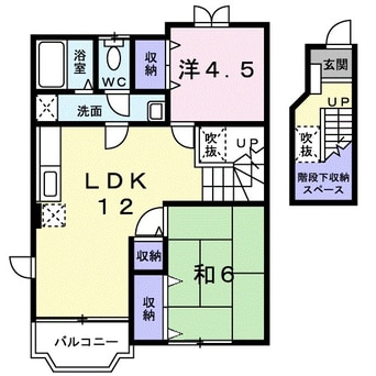 間取図 ソレアードヒルズＢ