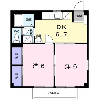間取図 レイクヒルズ