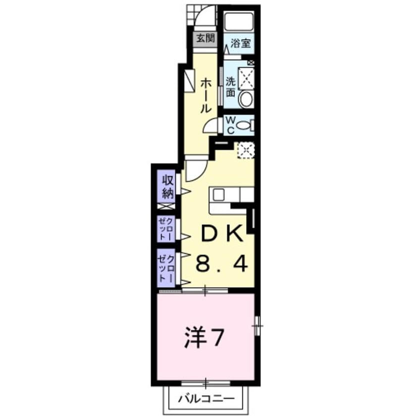 間取図 セントラーレ　パルク弐番館
