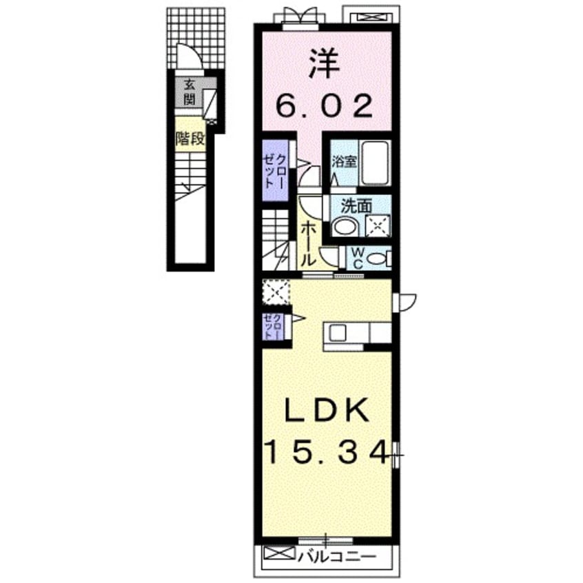間取図 エスタブレＣ