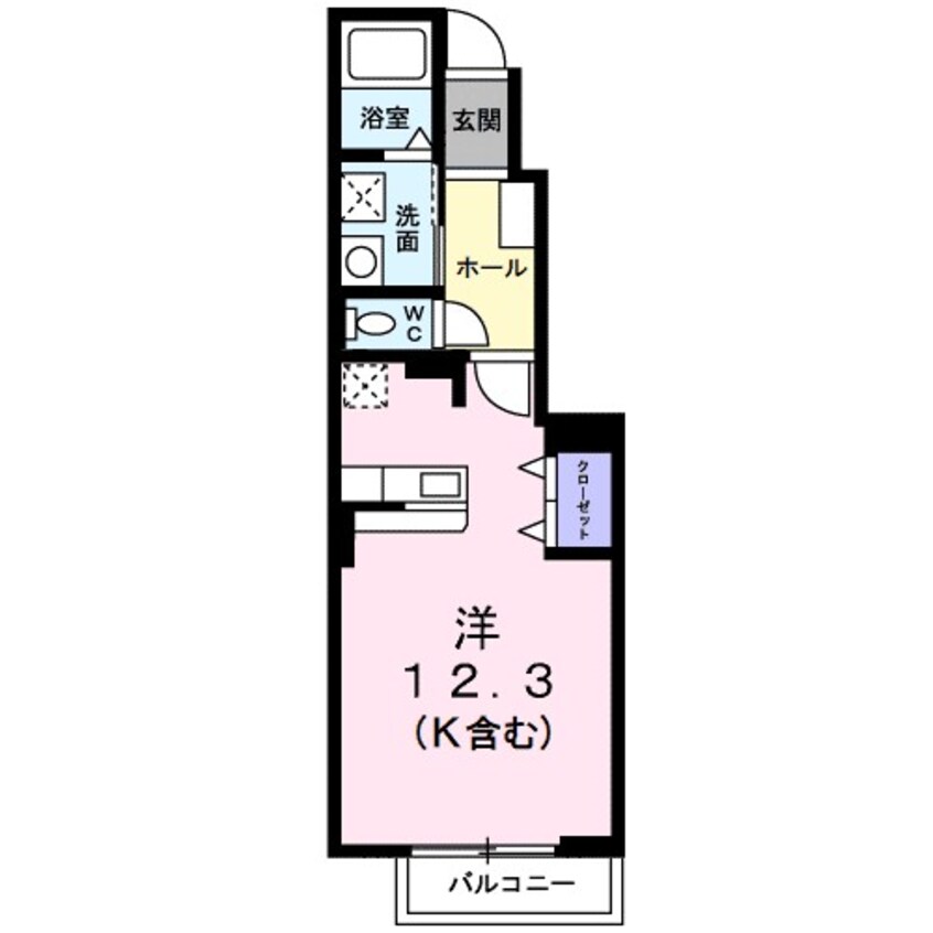 間取図 アルコ　イリス
