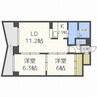 サイラム雅 2LDKの間取り