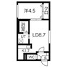 サクセス 1LDKの間取り