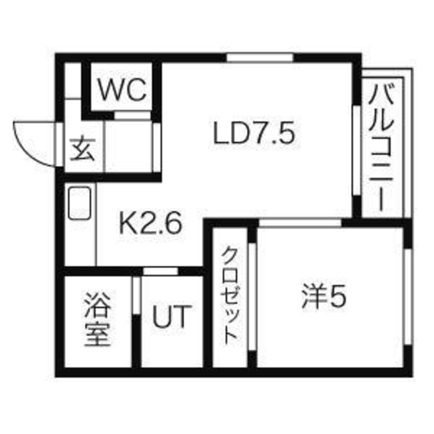 間取図 ブラン・ルーチェ