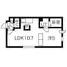 DＵＥ　ＣＡＳＡ　ＣＯＭＯＤＯ 1LDKの間取り