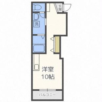 間取図 ＳＴＡＮＤ　ＢＥＡＵＴ’Ｅ　北星（スタンドボーテ　ホクセイ）