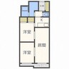 エクセラン20 2LDKの間取り