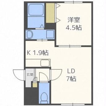 間取図 トラストコートひばりヶ丘
