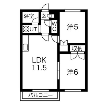 間取図 レジデンスマツダ