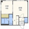 プリエールコート 1LDKの間取り