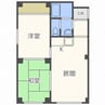 ハーベスト１９Ｃ 2DKの間取り