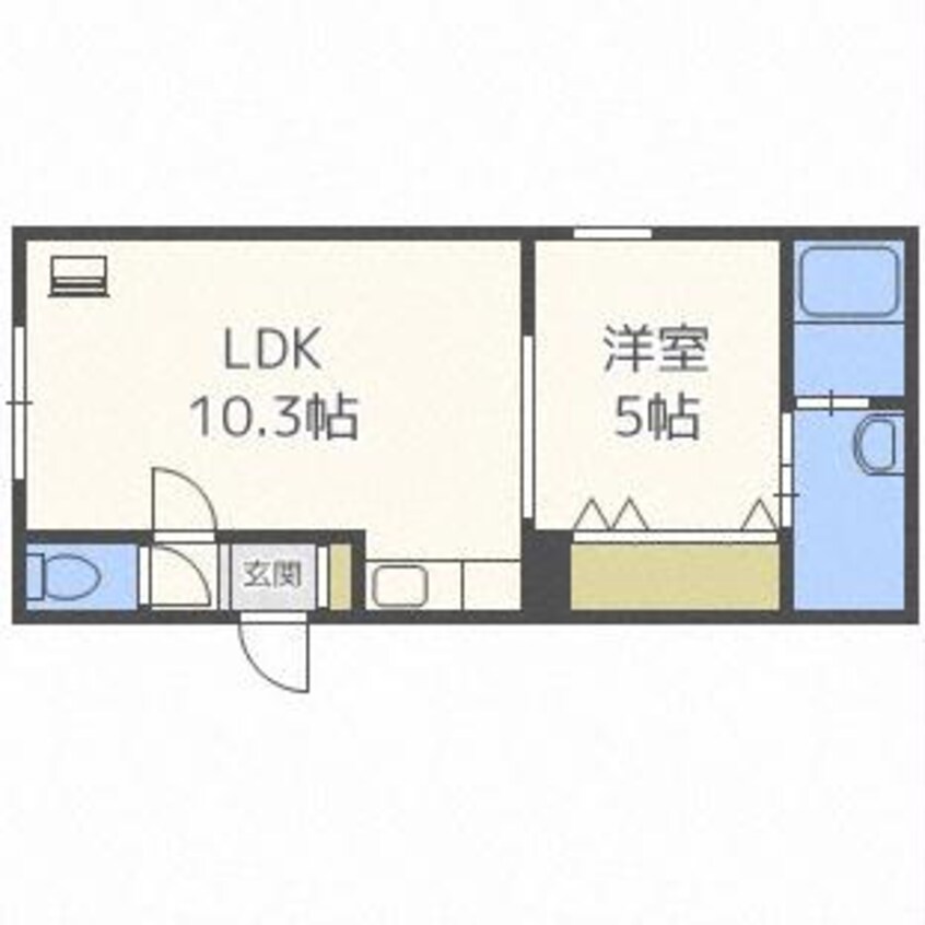 間取図 アリエス南郷