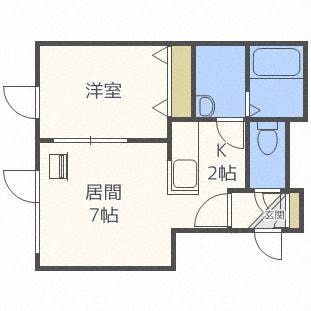 間取り図 フォレスト大谷地