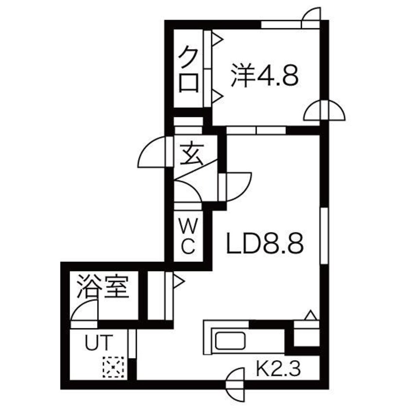 間取図 ＳＥＮＳＡＩ　本通