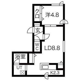 間取図 ＳＥＮＳＡＩ　本通