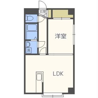 間取図 カリス南郷