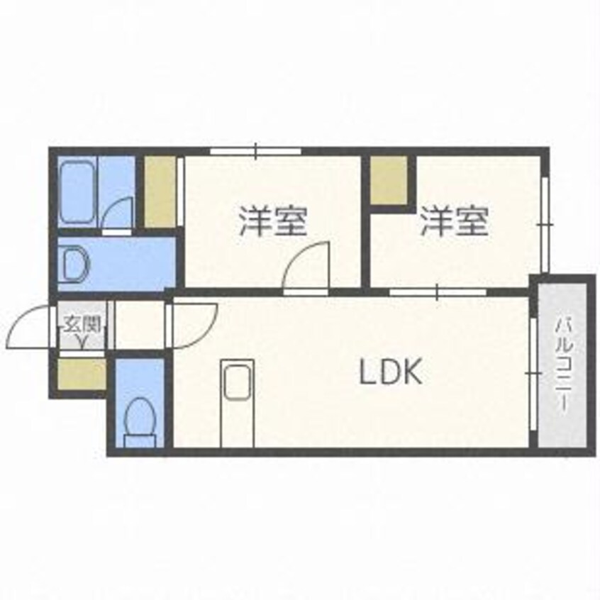 間取図 シャルムコート