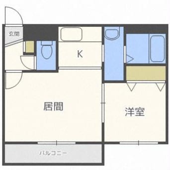 間取図 アンクレー南郷