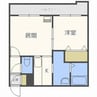 アンクレー南郷 1LDKの間取り