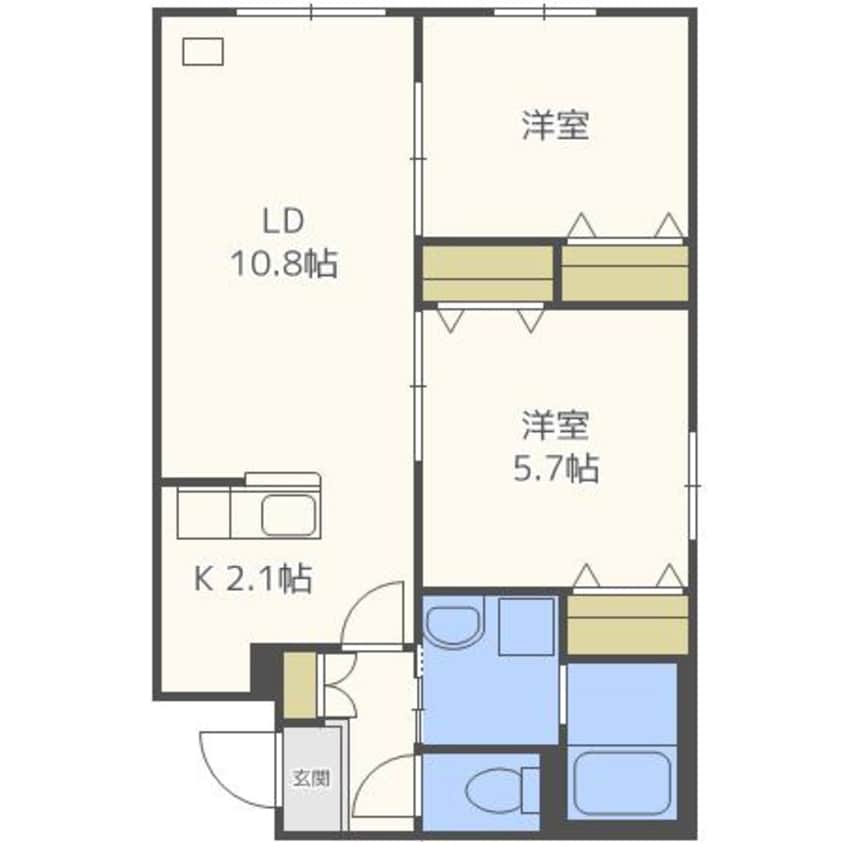 間取図 ラグジースペース栄通