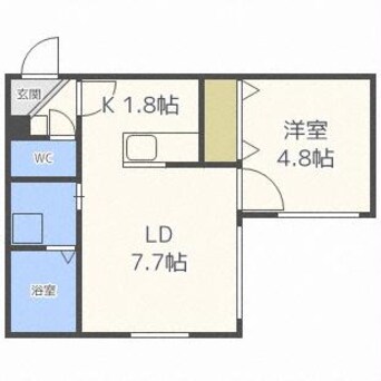 間取図 コンフォート栄通