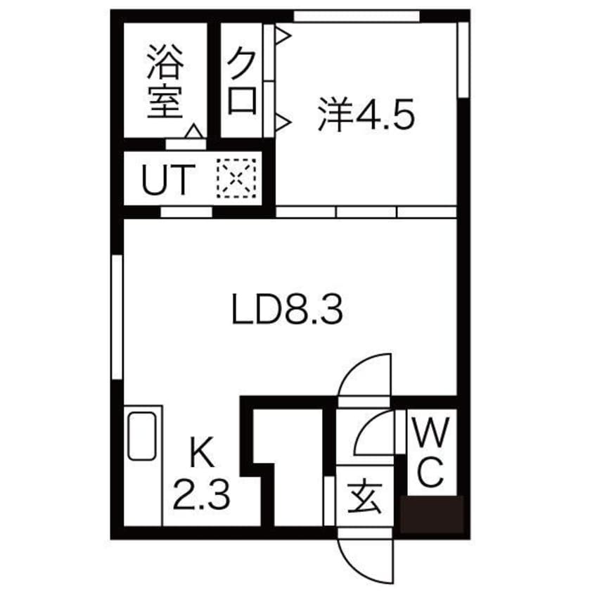 間取図 クレド本通
