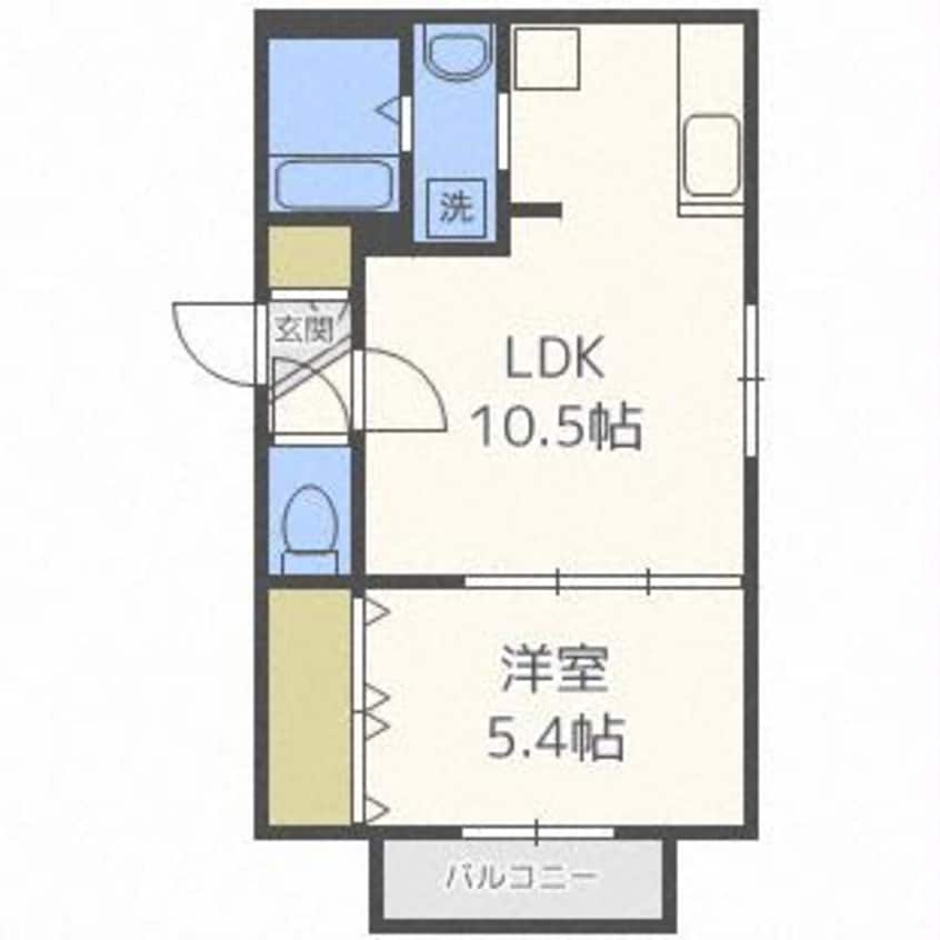 間取図 パルコ栄通２０