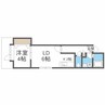 ベストハウス月寒 1LDKの間取り