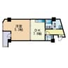 アクアトピア南郷通Ⅱ 1DKの間取り