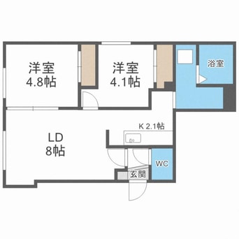 間取図 ブレスハイストリート１１
