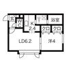 ローレルコート 1LDKの間取り