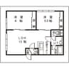 メゾンＳＴ 2LDKの間取り