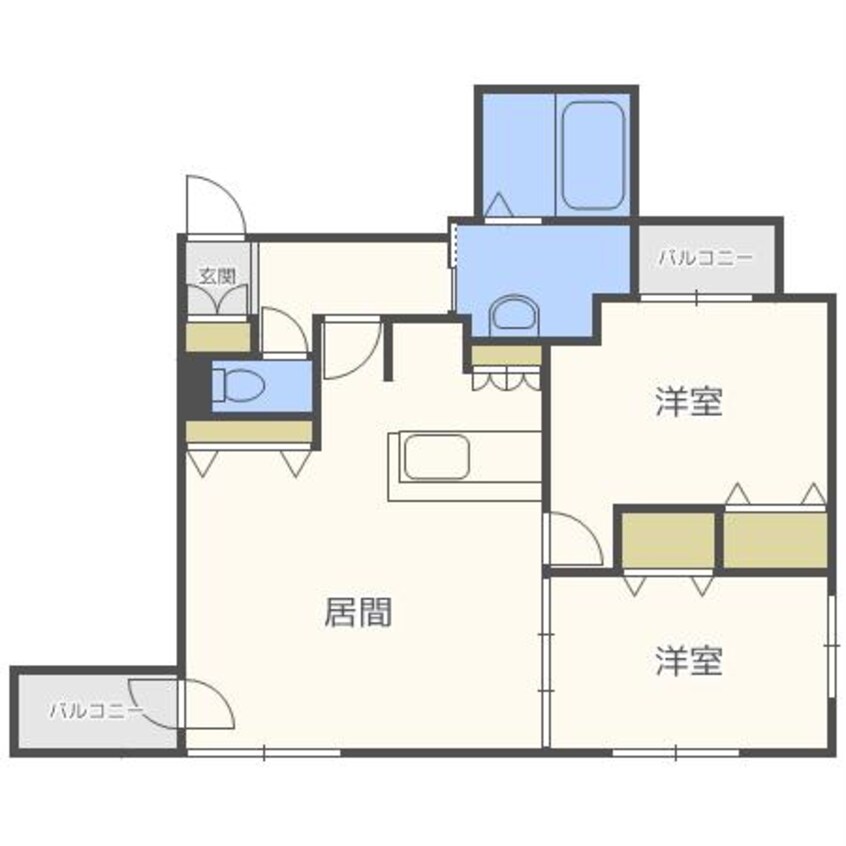 間取図 アーバンスクエア新さっぽろ