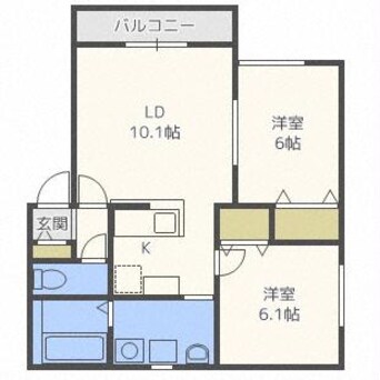 間取図 パークレジデンス森林公園