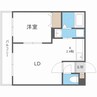 ヌーヴェルコート 1LDKの間取り